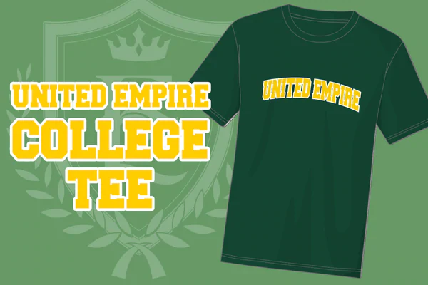 UNITED EMPIRE College T-shirt - Image 3