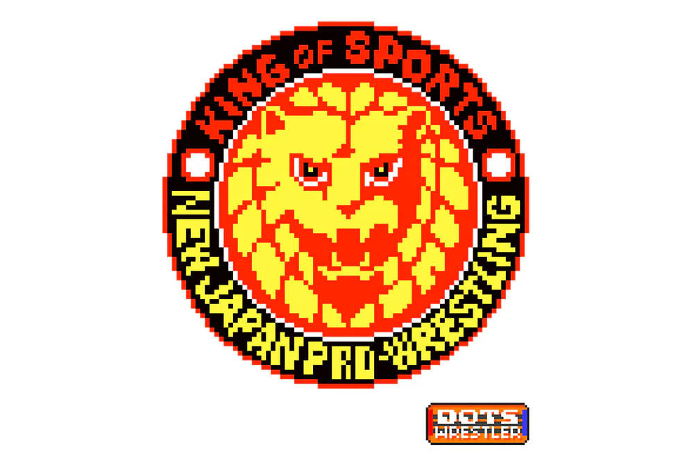 Wonderland of Wrestle - dots x wrestler T-Shirt (White) - Image 2