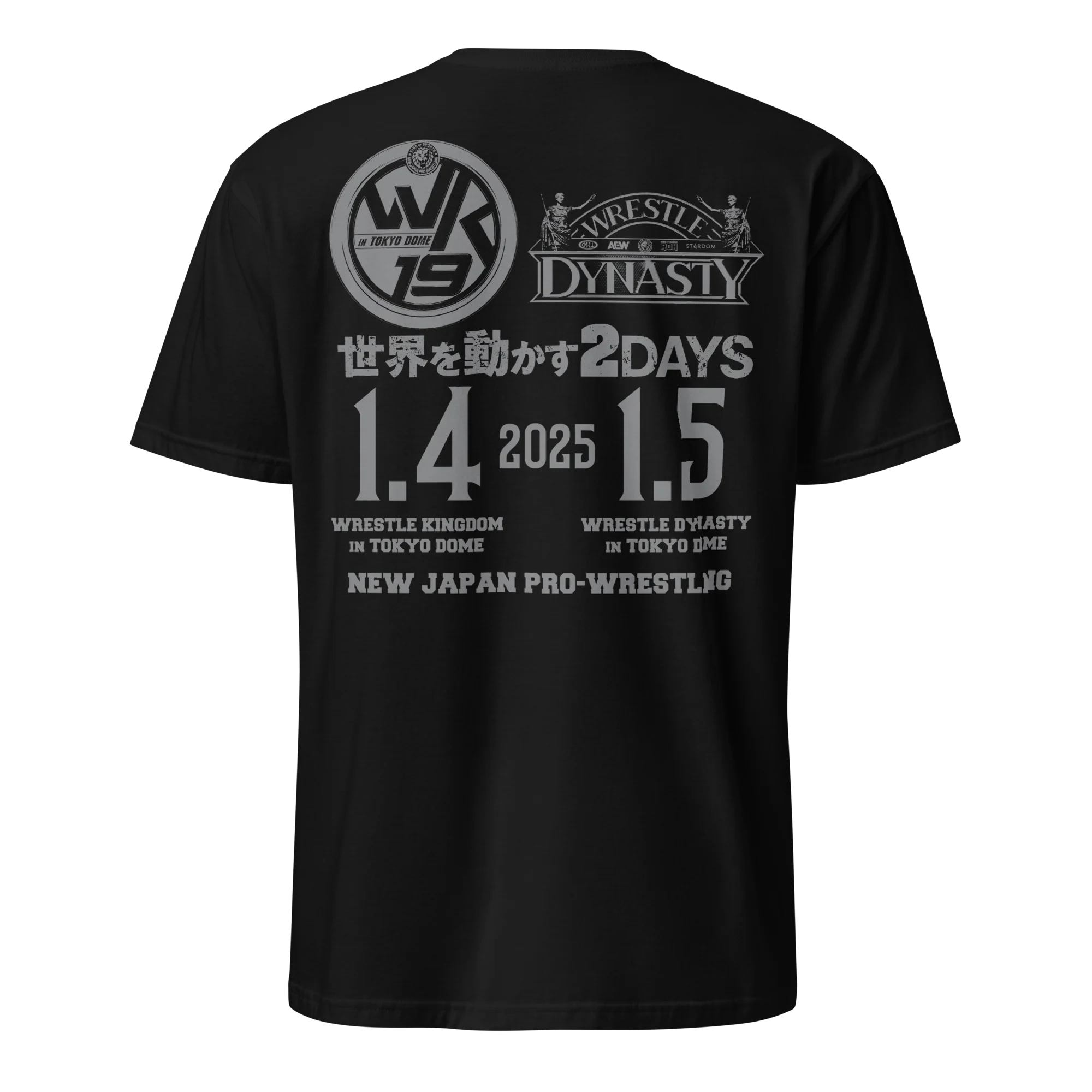 WRESTLE KINGDOM 19 T-shirt - Image 2