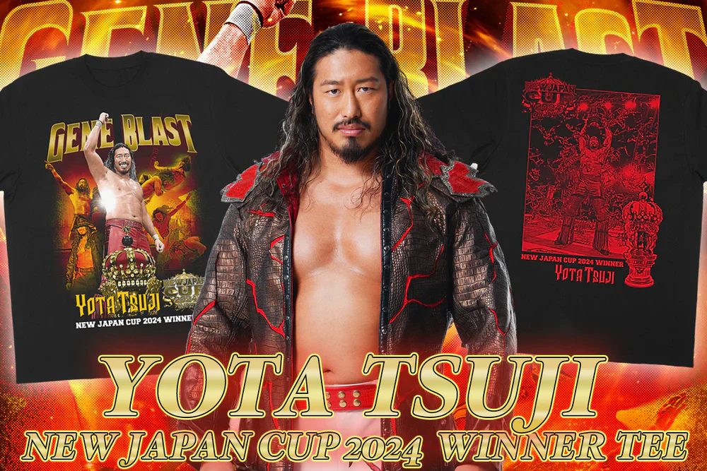 Yota Tsuji - New Japan Cup 2024 Winner T-Shirt - Image 3