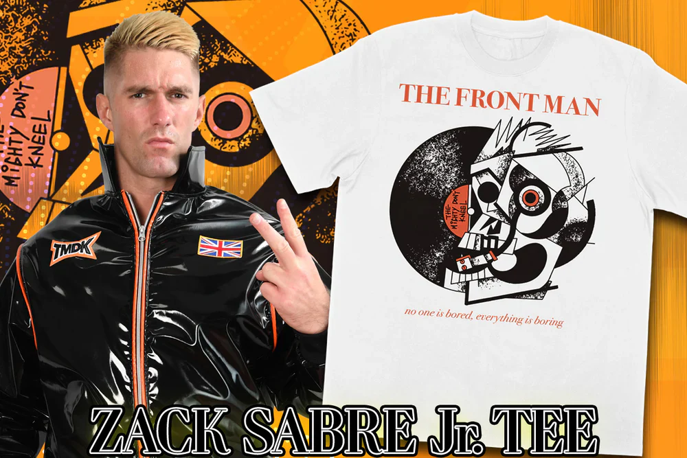 Zack Sabre Jr. - The Frontman T-Shirt (White) - Image 2