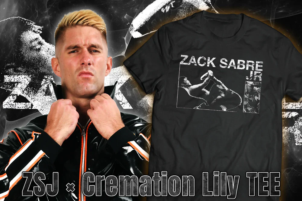 Zack Sabre Jr. x Cremation Lily T-shirt - Image 2